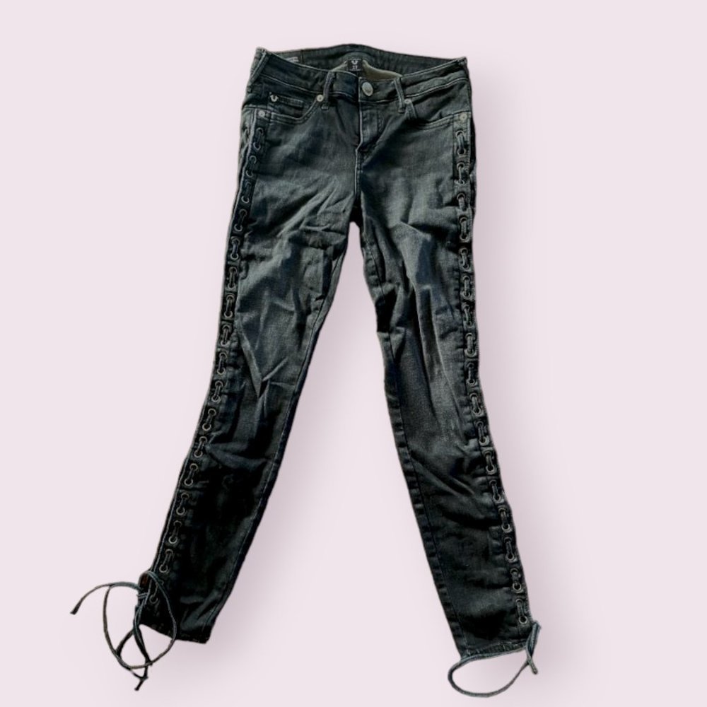 True Religion | Women’s | Jeans Halle Mid-Rise Super Skinny | Size: 27